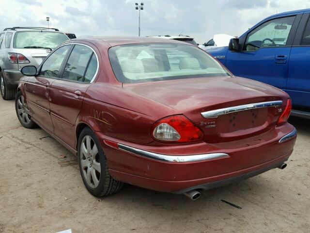 SAJWA51A56WE94281 - 2006 JAGUAR X-TYPE RED photo 3