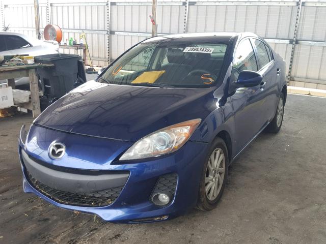 JM1BL1V78D1713109 - 2013 MAZDA 3 I BLUE photo 2