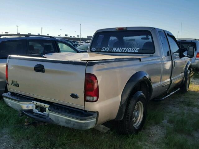 1FTNX20FXXEF06529 - 1999 FORD F250 SUPER TAN photo 4