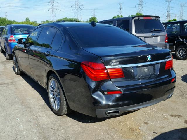 WBAYF4C51DDE23877 - 2013 BMW 740 LXI BLACK photo 3