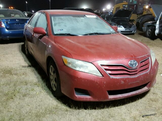 4T4BF3EK9BR171748 - 2011 TOYOTA CAMRY RED photo 1