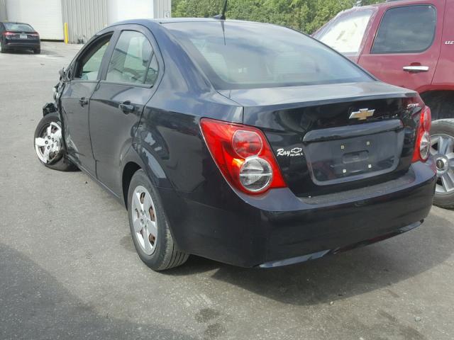 1G1JA5SH5E4164130 - 2014 CHEVROLET SONIC LS 黑色 照片 3