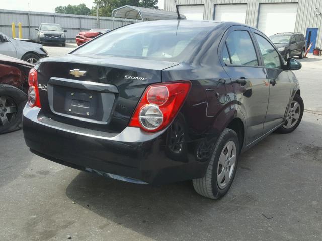 1G1JA5SH5E4164130 - 2014 CHEVROLET SONIC LS 黑色 照片 4