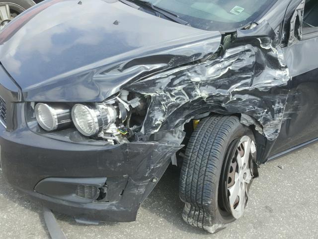 1G1JA5SH5E4164130 - 2014 CHEVROLET SONIC LS 黑色 照片 9