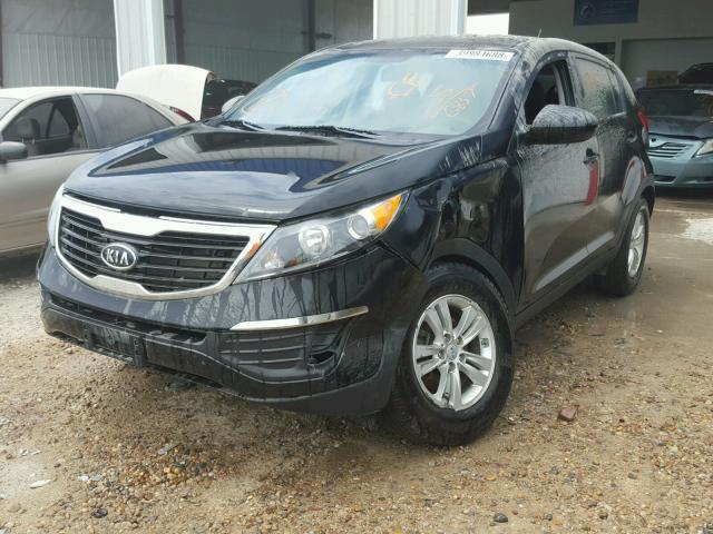 KNDPB3A29C7186837 - 2012 KIA SPORTAGE B BLACK photo 2