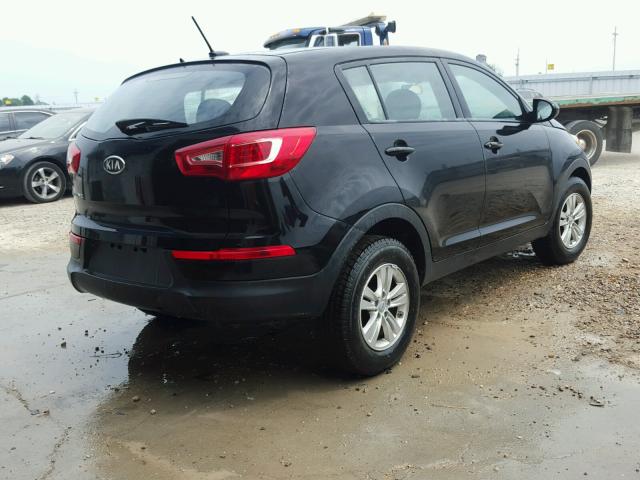 KNDPB3A29C7186837 - 2012 KIA SPORTAGE B BLACK photo 4