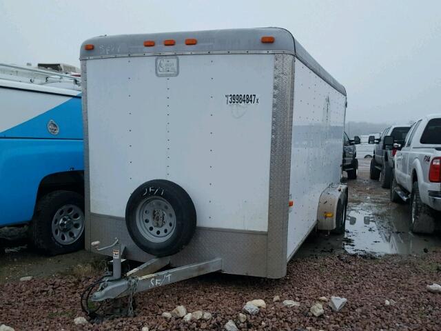 4D6EB1622EC035555 - 2013 CARGO UTILTRAILR WHITE photo 2