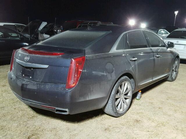 2G61P5S3XD9207885 - 2013 CADILLAC XTS LUXURY BLUE photo 4