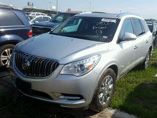 5GAKVCKD9DJ234439 - 2013 BUICK ENCLAVE SILVER photo 2
