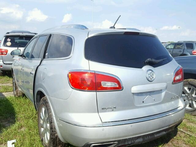 5GAKVCKD9DJ234439 - 2013 BUICK ENCLAVE SILVER photo 3
