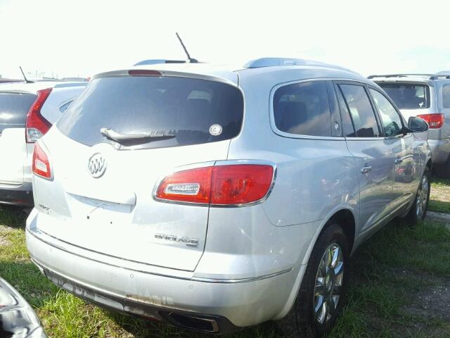 5GAKVCKD9DJ234439 - 2013 BUICK ENCLAVE SILVER photo 4