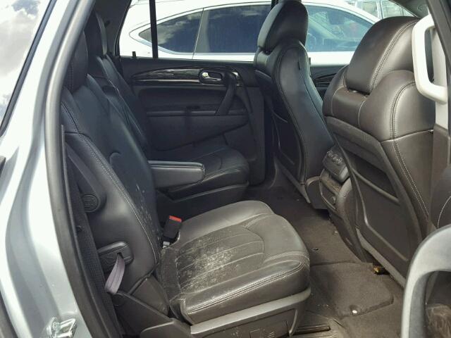 5GAKVCKD9DJ234439 - 2013 BUICK ENCLAVE SILVER photo 6
