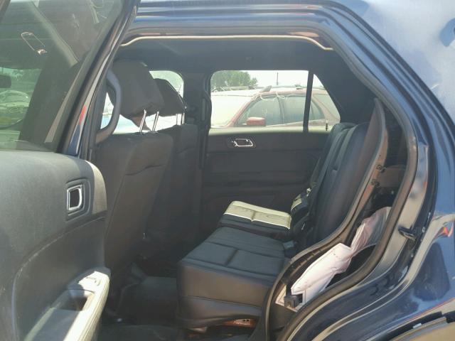 1FM5K8AR7HGC35229 - 2017 FORD EXPLORER P BLUE photo 6