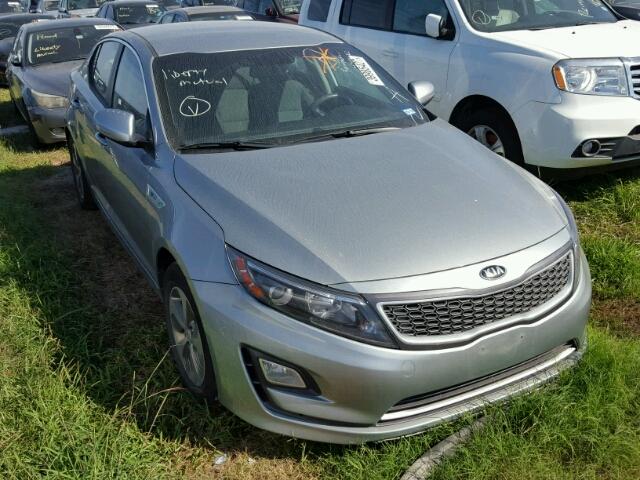 KNAGM4AD3G5094493 - 2016 KIA OPTIMA HYB SILVER photo 1