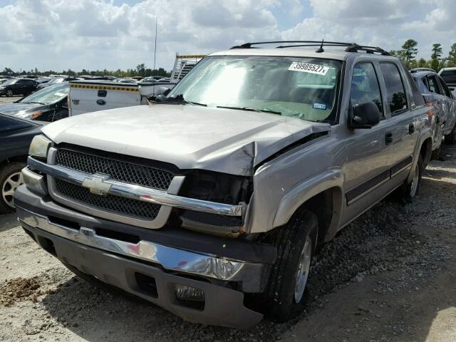 3GNEC12Z05G166818 - 2005 CHEVROLET AVALANCHE BEIGE photo 2