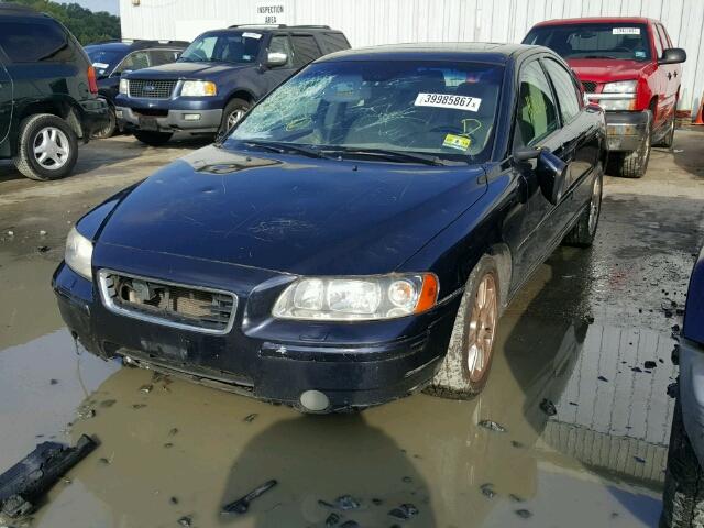 YV1RH592372634493 - 2007 VOLVO S60 2.5T BLUE photo 2