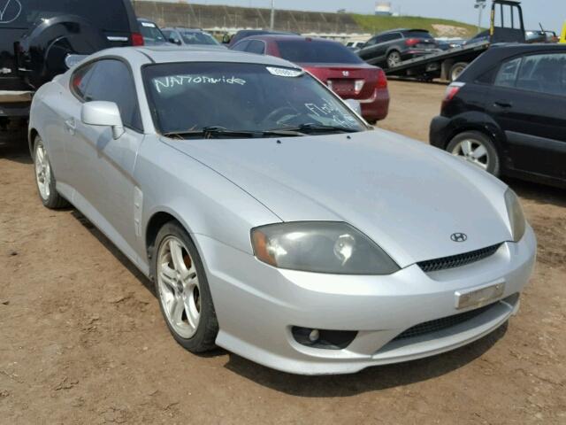 KMHHN65F35U154976 - 2005 HYUNDAI TIBURON SILVER photo 1