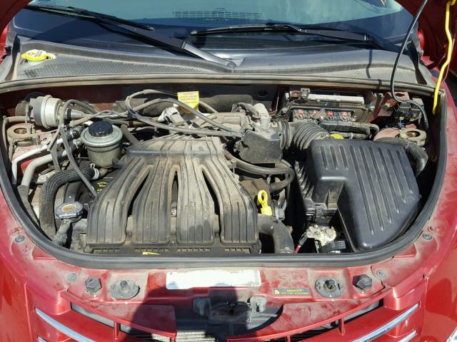 3A4GY5F97AT218526 - 2010 CHRYSLER PT CRUISER RED photo 7