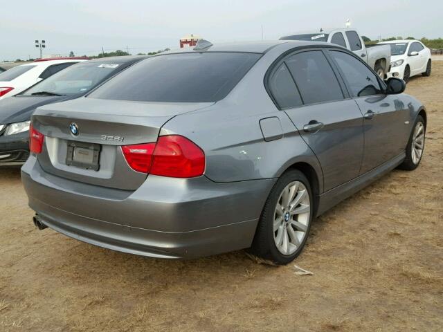 WBAPH5G59BNM78927 - 2011 BMW 328 GRAY photo 4