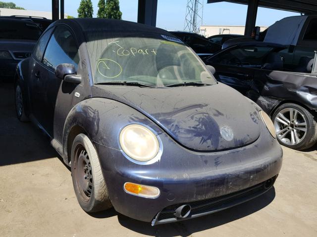 3VWCK21C42M406033 - 2002 VOLKSWAGEN NEW BEETLE 蓝色 照片 1