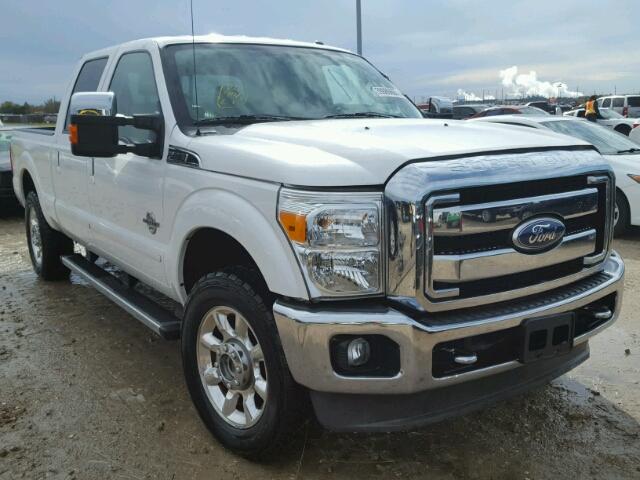 1FT7W2BT0BEA10310 - 2011 FORD F250 WHITE photo 1