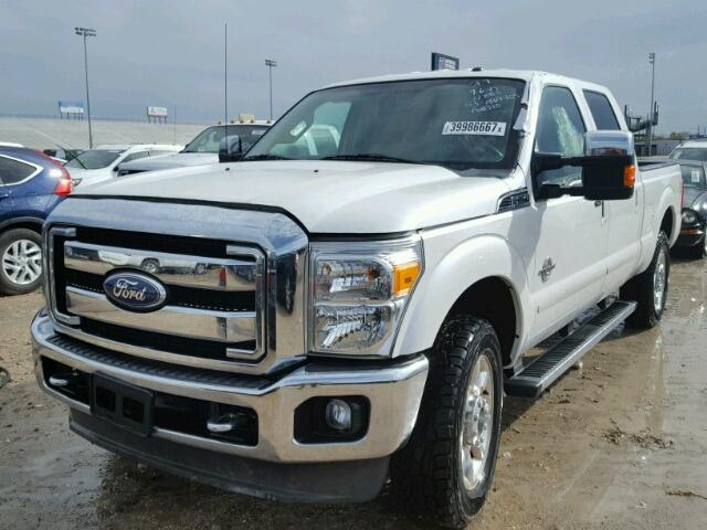 1FT7W2BT0BEA10310 - 2011 FORD F250 WHITE photo 2