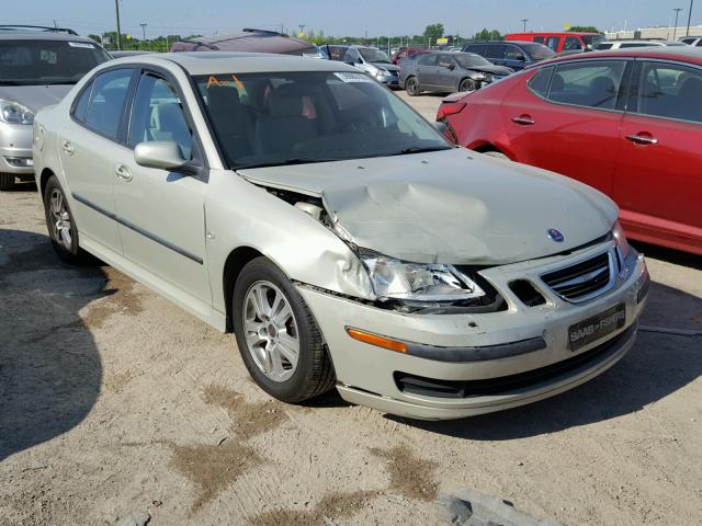 YS3FD49YX71136809 - 2007 SAAB 9-3 2.0T TAN photo 1