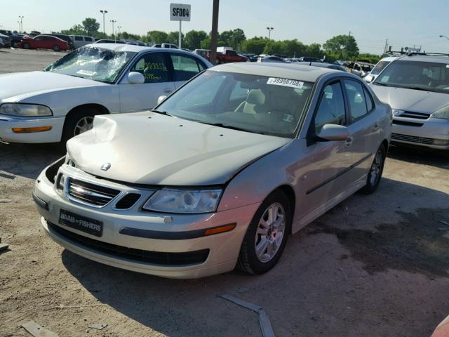 YS3FD49YX71136809 - 2007 SAAB 9-3 2.0T TAN photo 2