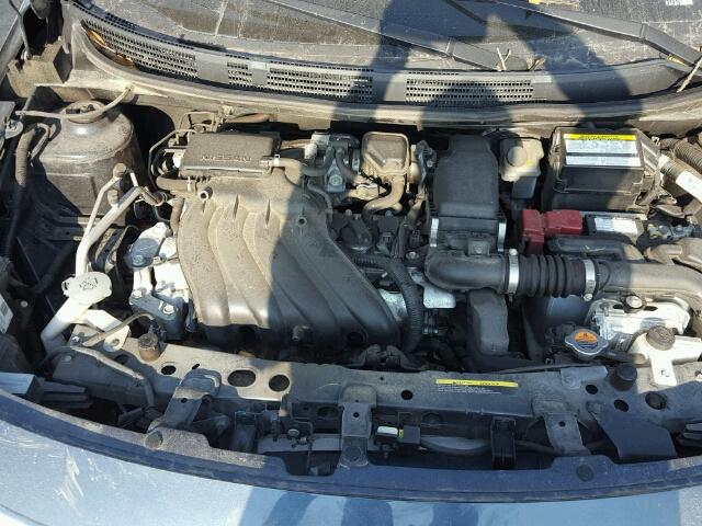 3N1CN7AP9FL851554 - 2015 NISSAN VERSA S GRAY photo 7