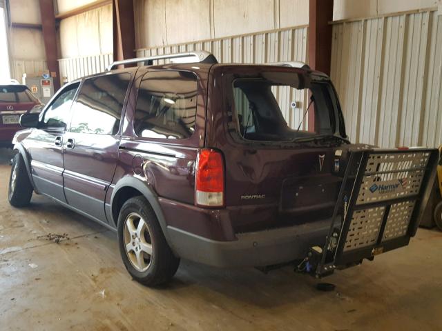 1GMDV33L16D202580 - 2006 PONTIAC MONTANA SV MAROON photo 3