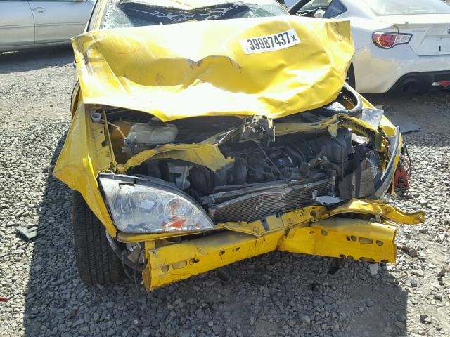 1FAFP31NX6W148220 - 2006 FORD FOCUS YELLOW photo 7