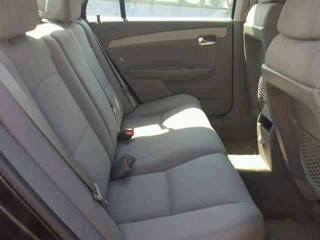 1G1ZH57B884301522 - 2008 CHEVROLET MALIBU 1LT შავი ფოტო 6