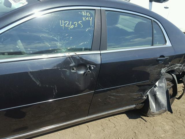 1G1ZH57B884301522 - 2008 CHEVROLET MALIBU 1LT შავი ფოტო 9