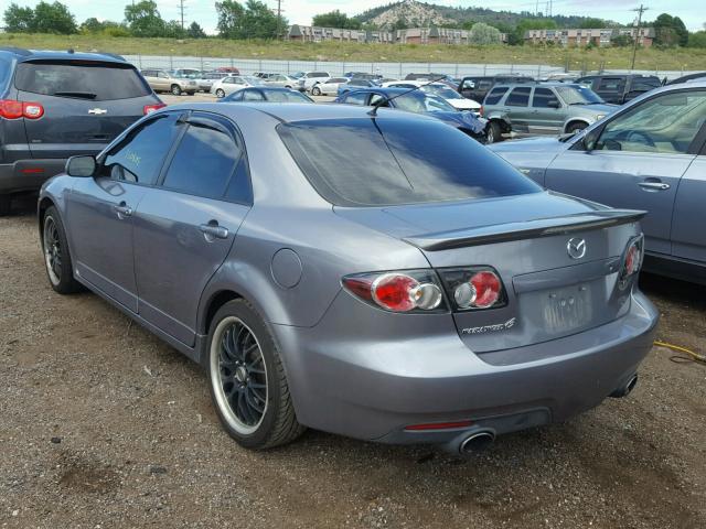 JM1GG12L871109690 - 2007 MAZDA SPEED 6 GRAY photo 3