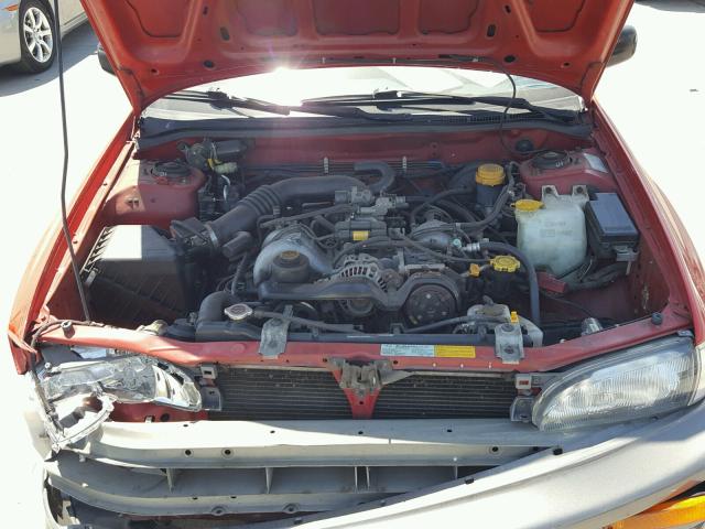 JF1GF2351SG800404 - 1995 SUBARU IMPREZA L/ RED photo 7