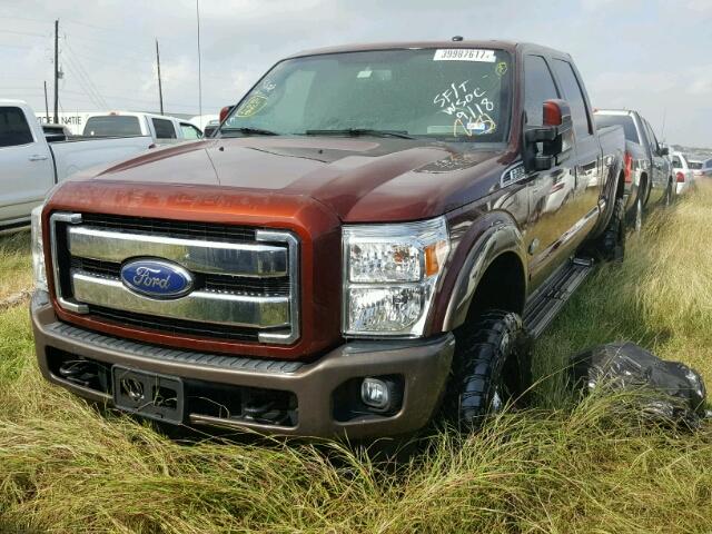 1FT7W2BT4FEC52670 - 2015 FORD F250 TWO TONE photo 2