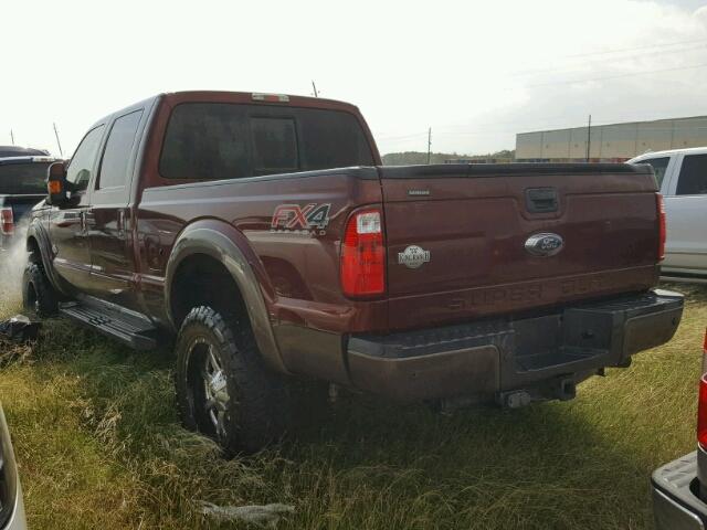 1FT7W2BT4FEC52670 - 2015 FORD F250 TWO TONE photo 3