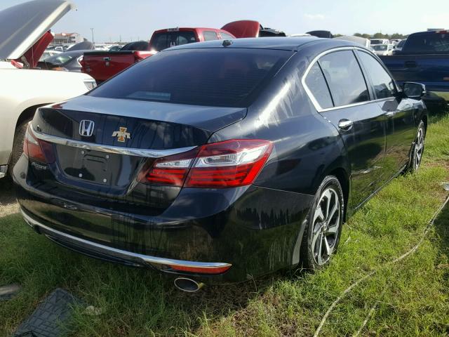 1HGCR2F97HA100916 - 2017 HONDA ACCORD BLACK photo 4