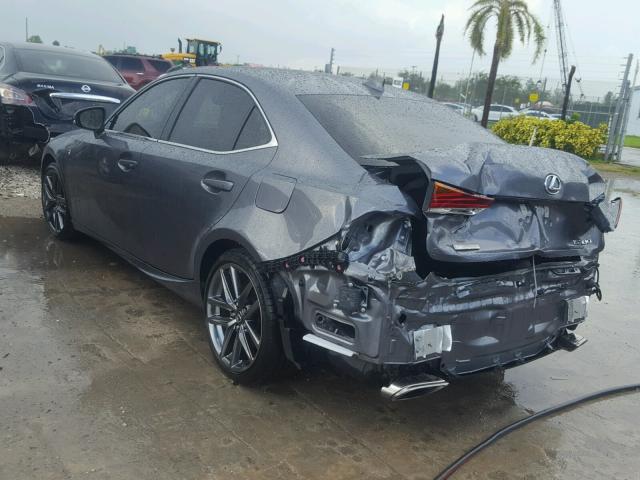 JTHBA1D20J5075193 - 2018 LEXUS IS 200T GRAY photo 3