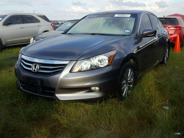 1HGCP3F80CA022832 - 2012 HONDA ACCORD EXL GRAY photo 2