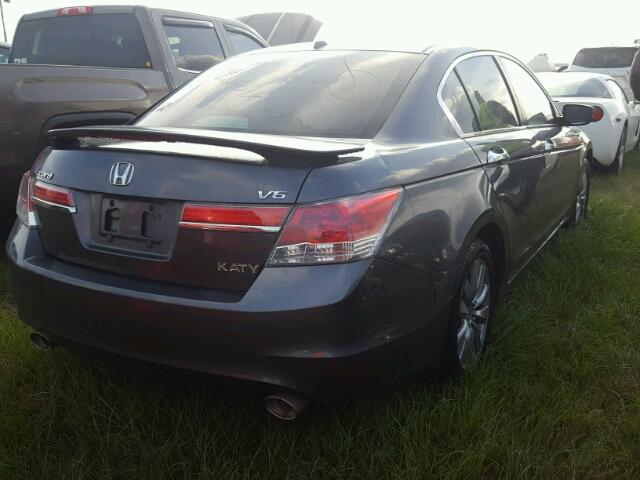 1HGCP3F80CA022832 - 2012 HONDA ACCORD EXL GRAY photo 4