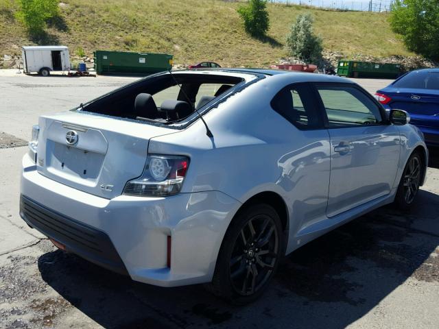JTKJF5C73E3067523 - 2014 TOYOTA SCION TC 灰色 照片 4