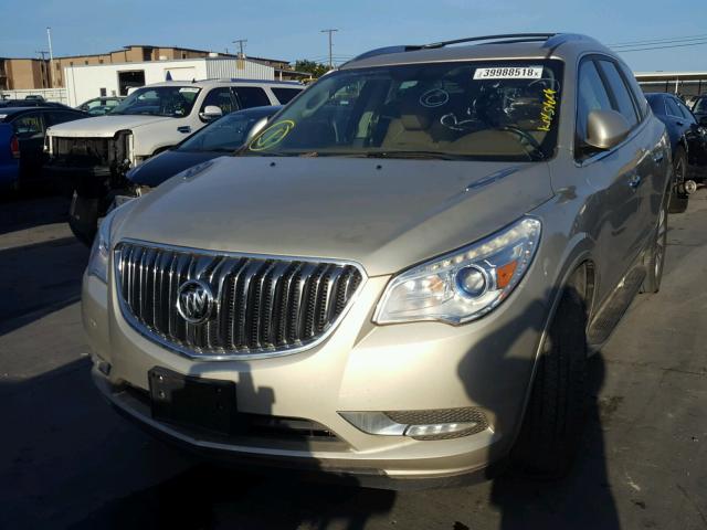 5GAKRDKD1DJ231853 - 2013 BUICK ENCLAVE ოქროსფერი ფოტო 2