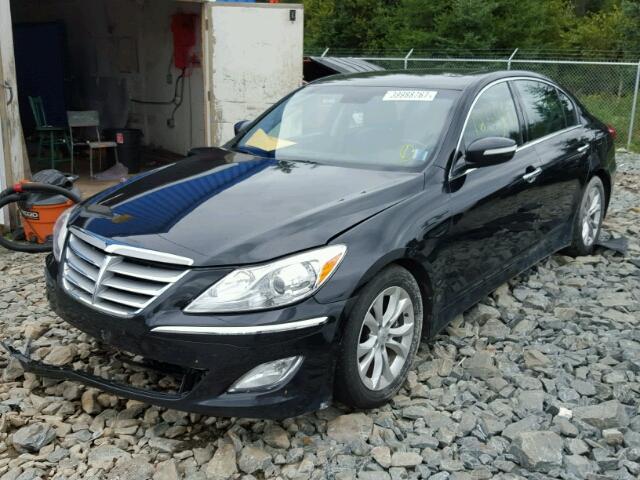 KMHGC4DD5CU192678 - 2012 HYUNDAI GENESIS 3. BLACK photo 2