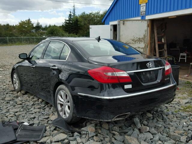KMHGC4DD5CU192678 - 2012 HYUNDAI GENESIS 3. BLACK photo 3