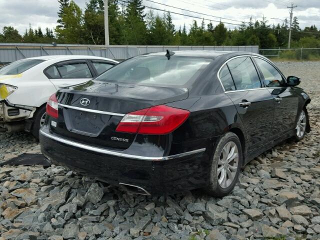 KMHGC4DD5CU192678 - 2012 HYUNDAI GENESIS 3. BLACK photo 4