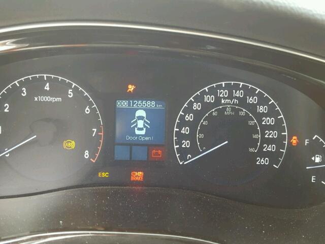 KMHGC4DD5CU192678 - 2012 HYUNDAI GENESIS 3. BLACK photo 8