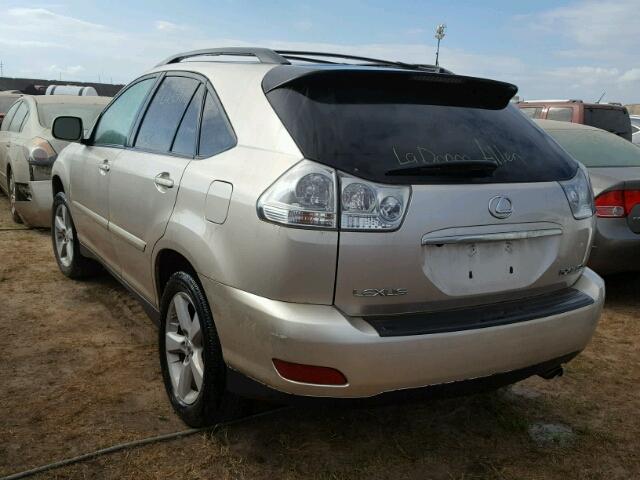 2T2GK31U07C010468 - 2007 LEXUS RX GOLD photo 3