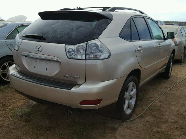 2T2GK31U07C010468 - 2007 LEXUS RX GOLD photo 4