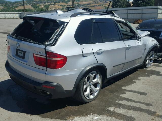 5UXFE83538L165017 - 2008 BMW X5 4.8I SILVER photo 4